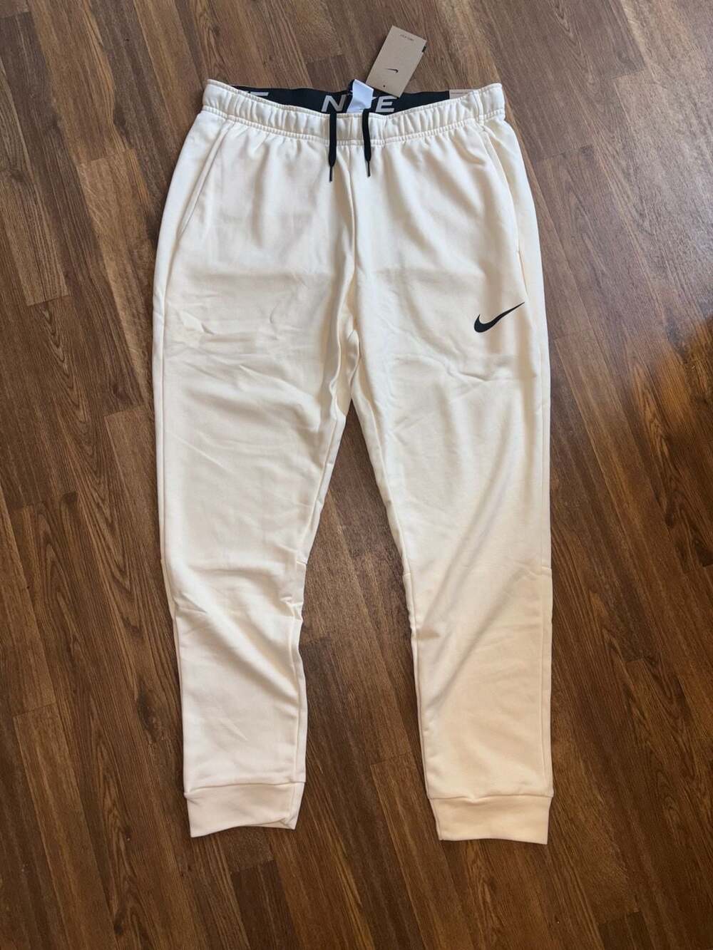 Nike Dri-FIT pants. NEW. Light Bone Men's Size L
